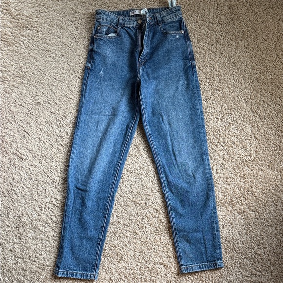 Zara Denim - Zara High Rise Blue Jeans